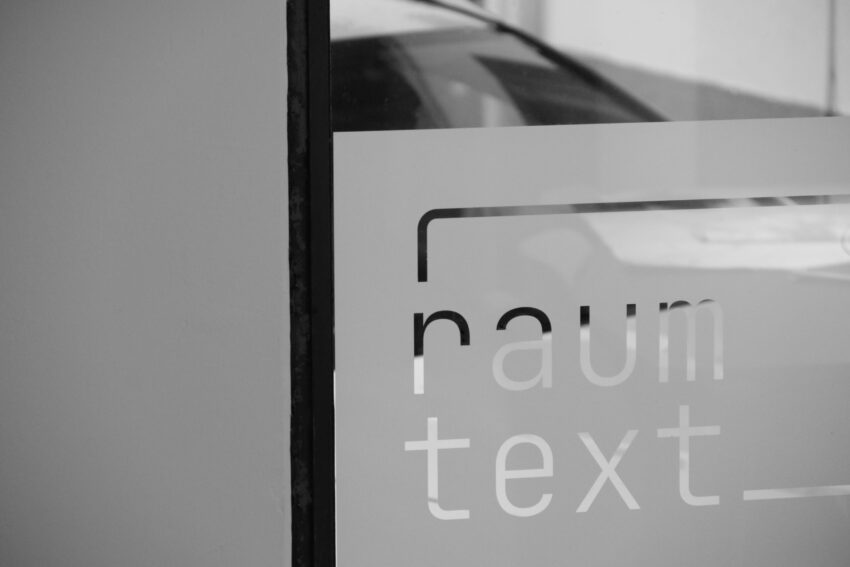 Büro Raumtext